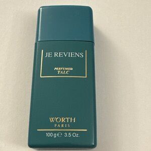 New Vintage Je Reviens Perfumed Talc Worth 3.5 Oz J7